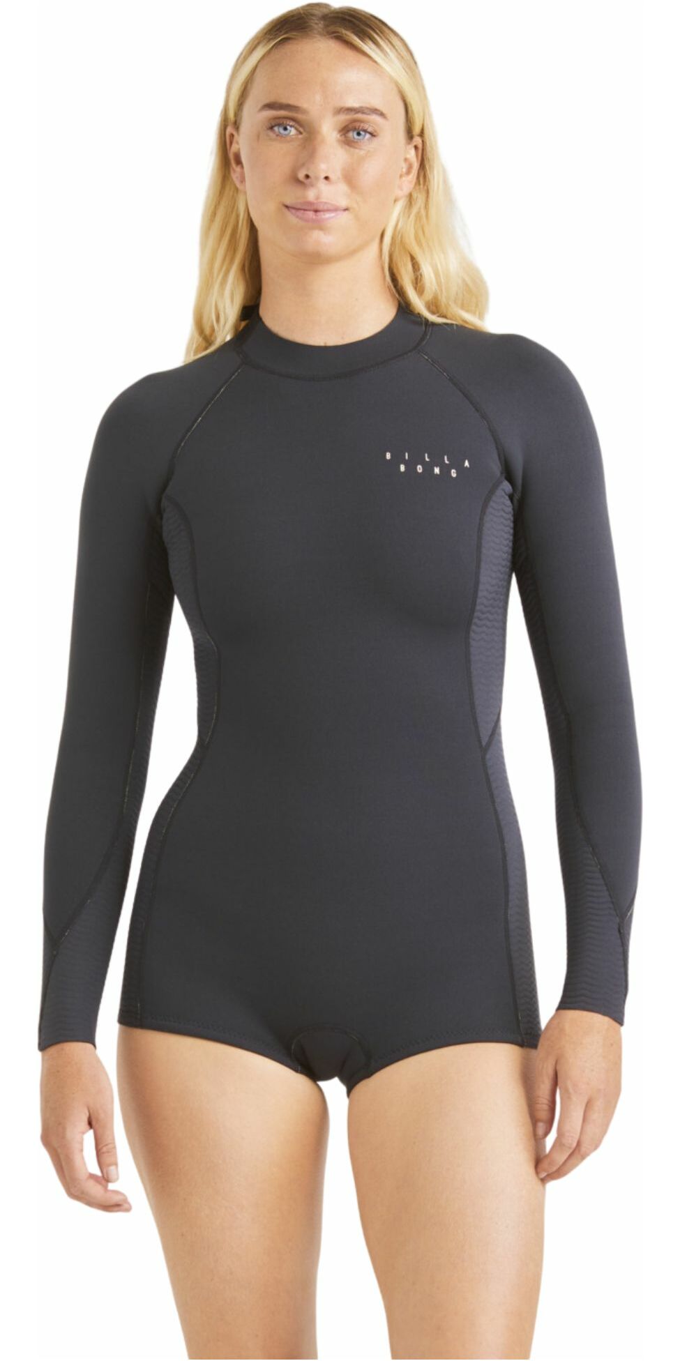 2024 Billabong Womens Spring Fever 2mm Back Zip Long Sleeve Shorty